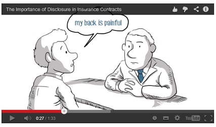 what is non disclosure in insurance