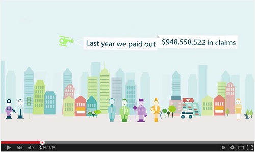 Customer-facing video on TAL's 2014 claims statistics