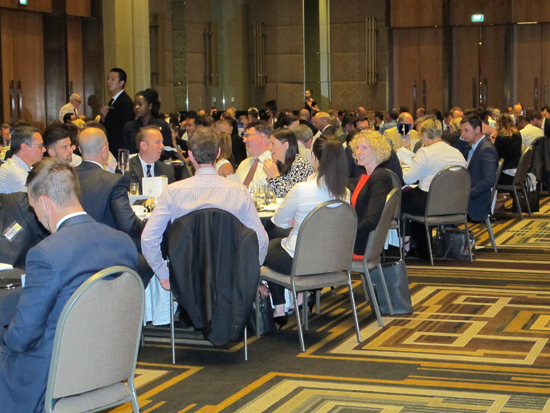 A small section of the large audience attending the 2016 MDRT Down Under Tour