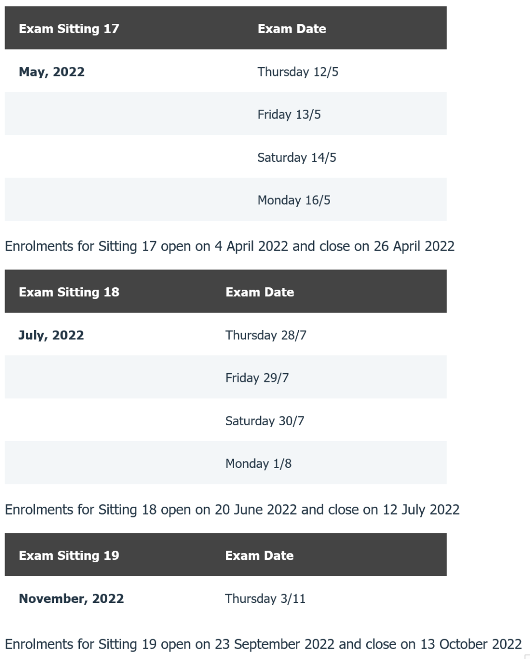 ASIC Releases Dates for 2022 Adviser Exams riskinfo » News