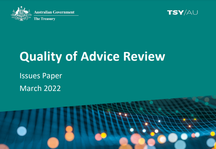 Quality of Advice Review – Issues Paper Released