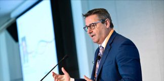 Assistant Treasurer and Minister for Financial Services Daniel Mulino at the FAAA's annual Congress in Perth 2025.