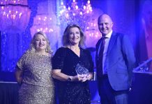 The FAAA Adviser of the Year award winner Christine Swanson with FAAA deputy chair Michelle Veitch and Zurich’s Kieran Forde.