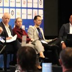 Panellists at Riskfocus 26 discussing the new class of adviser. Pictured (L-R) Nial McConville MD Bombora Advice; Phil Anderson, GM Policy, Advocay & Standards; FAAA, Keely O’Brien, GM Corporate Affairs and Strategy, CALI; Bradley Gecelter, Steadfast Life and moderator Craig Parker, AIA’s GM Retail, Distribution & Retention.