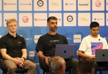 Pictured (L-R): Connor Disselkoen, Co-founder, Claras AI, Josh Ratnarajah, Co-founder and CTO, Paradino AI, and Shakeel Lala, CEO, Marloo.