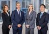 The current TAL board (L-R): Angela Mentis (Non-Executive Director), David Cohen (Chair), Fiona Macgregor (Group CEO and Managing Director) and Akifumi Kai (Non-Executive Director).